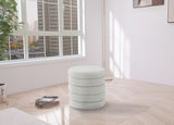 Aphia Contemporary Ottoman with Deep Channel Tufting – Stylish, Soft Seating for Modern Homes