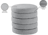 Aphia Contemporary Ottoman with Deep Channel Tufting – Stylish, Soft Seating for Modern Homes