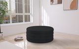 Aphia Contemporary Ottoman and Coffee Table with Deep Channel Tufting for Stylish Living Spaces