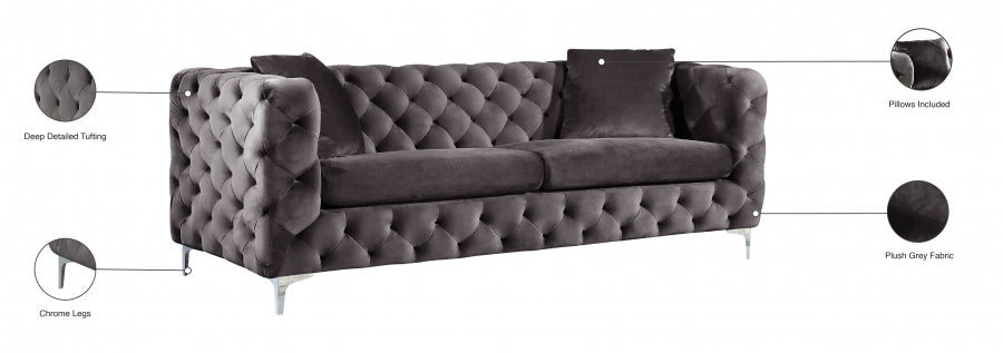 Scarlett Velvet Sofa