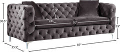 Scarlett Velvet Sofa