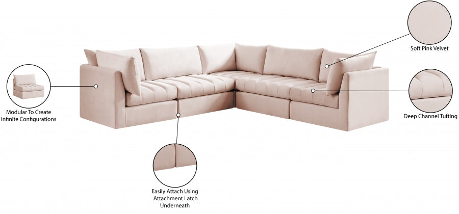 Jacob Velvet Modular Sectional