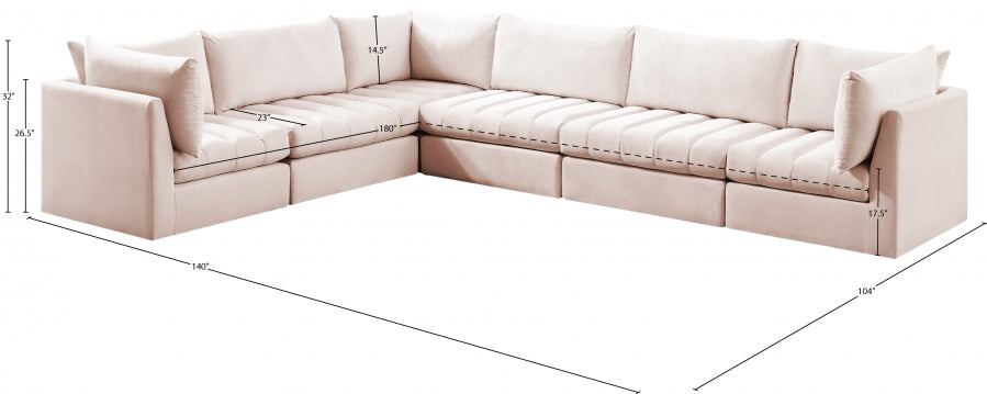 Jacob Velvet Modular Sectional