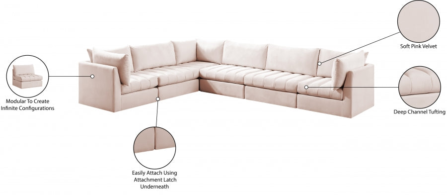 Jacob Velvet Modular Sectional