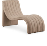 Orian Contemporary Chaise Lounge in Soft Faux Shearling with Deep Tufting for Ultimate Comfort