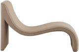 Orian Contemporary Chaise Lounge in Soft Faux Shearling with Deep Tufting for Ultimate Comfort