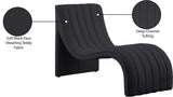 Orian Contemporary Chaise Lounge in Soft Faux Shearling with Deep Tufting for Ultimate Comfort