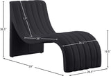 Orian Contemporary Chaise Lounge in Soft Faux Shearling with Deep Tufting for Ultimate Comfort