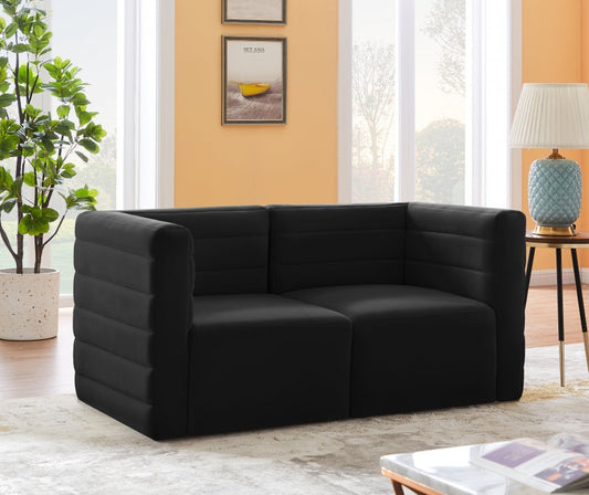 Quincy Velvet Modular Comfort Sofa