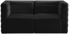 Quincy Velvet Modular Comfort Sofa