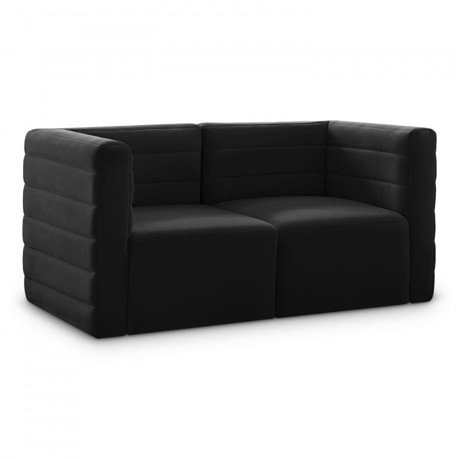 Quincy Velvet Modular Comfort Sofa