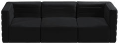 Quincy Velvet Modular Comfort Sofa