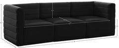 Quincy Velvet Modular Comfort Sofa