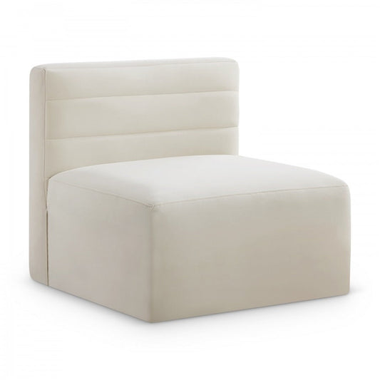 Quincy Velvet Modular Comfort Armless Chair