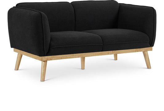 Nolita Mid-Century Modern Loveseat with Solid Wood Base - Stylish, Comfortable & Timeless Design
