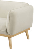 Nolita Mid-Century Modern Chair with Natural Solid Wood Base – Stylish Comfort for Any Space