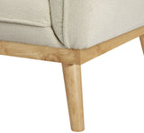 Nolita Mid-Century Modern Chair with Natural Solid Wood Base – Stylish Comfort for Any Space