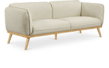 Nolita Mid-Century Modern Sofa with Natural Solid Wood Base for Stylish, Comfortable Living Spaces