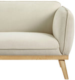 Nolita Mid-Century Modern Sofa with Natural Solid Wood Base for Stylish, Comfortable Living Spaces