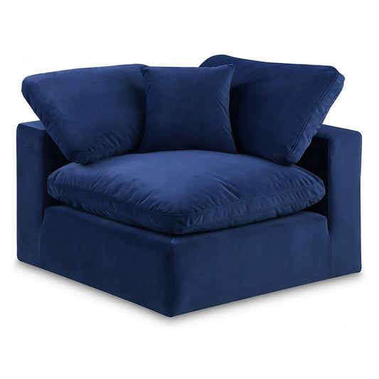 Comfy Velvet Corner Chair