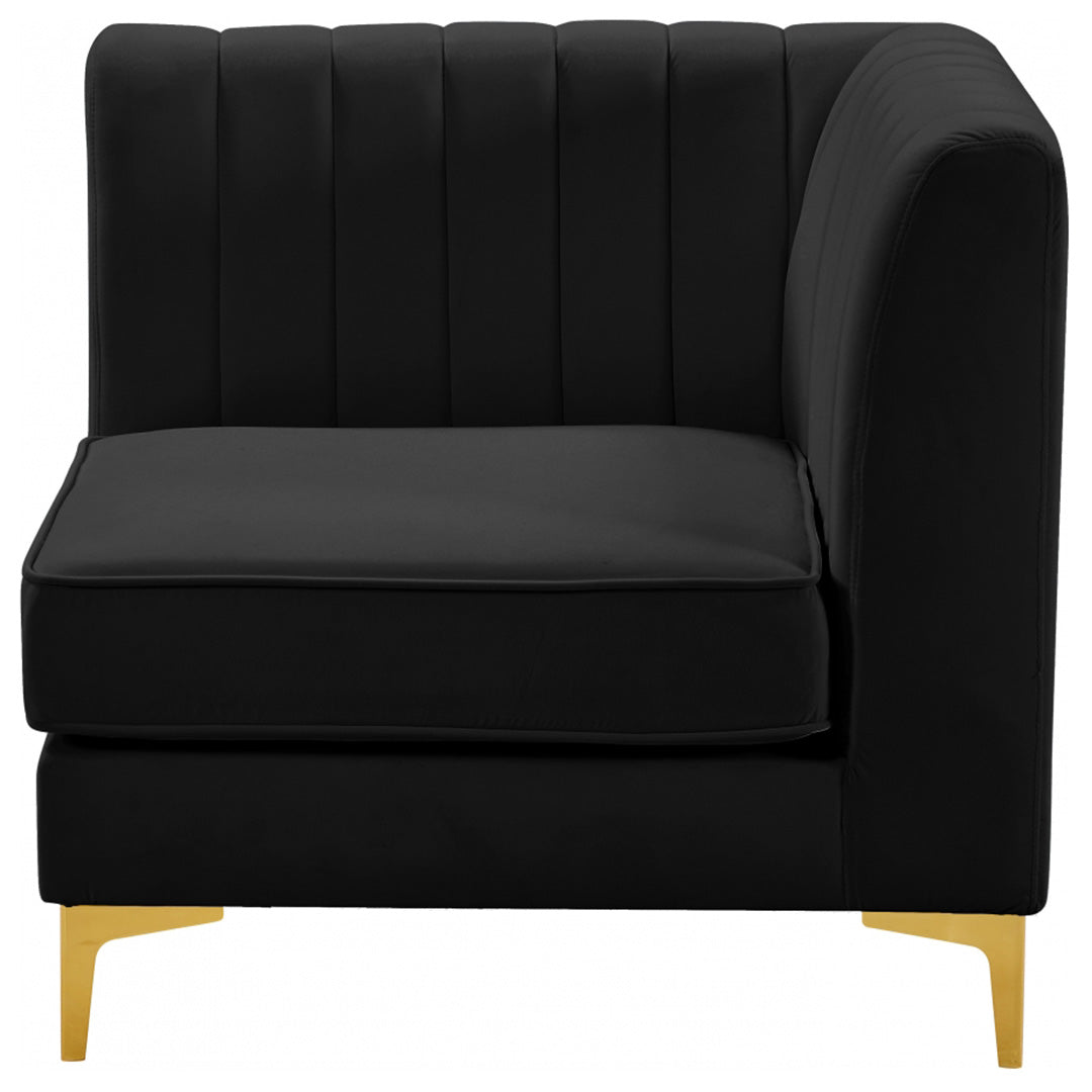 Alina Velvet Modular Corner Chair