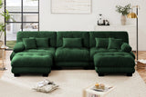 CLOUDIES 134" Sofa 3 Seater with 2 Ottoman