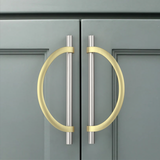 DESIGN3955 Combination Cabinet Pulls | Bar & Cup Handles for Drawers & Cabinets