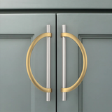 DESIGN3955 Combination Cabinet Pulls | Bar & Cup Handles for Drawers & Cabinets