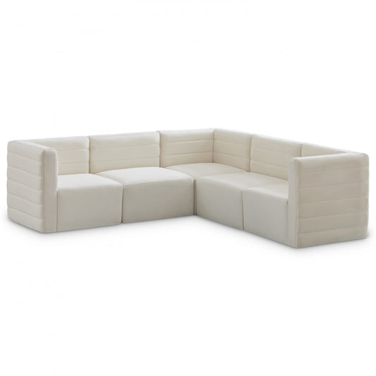 Quincy Velvet Modular Comfort Sectional