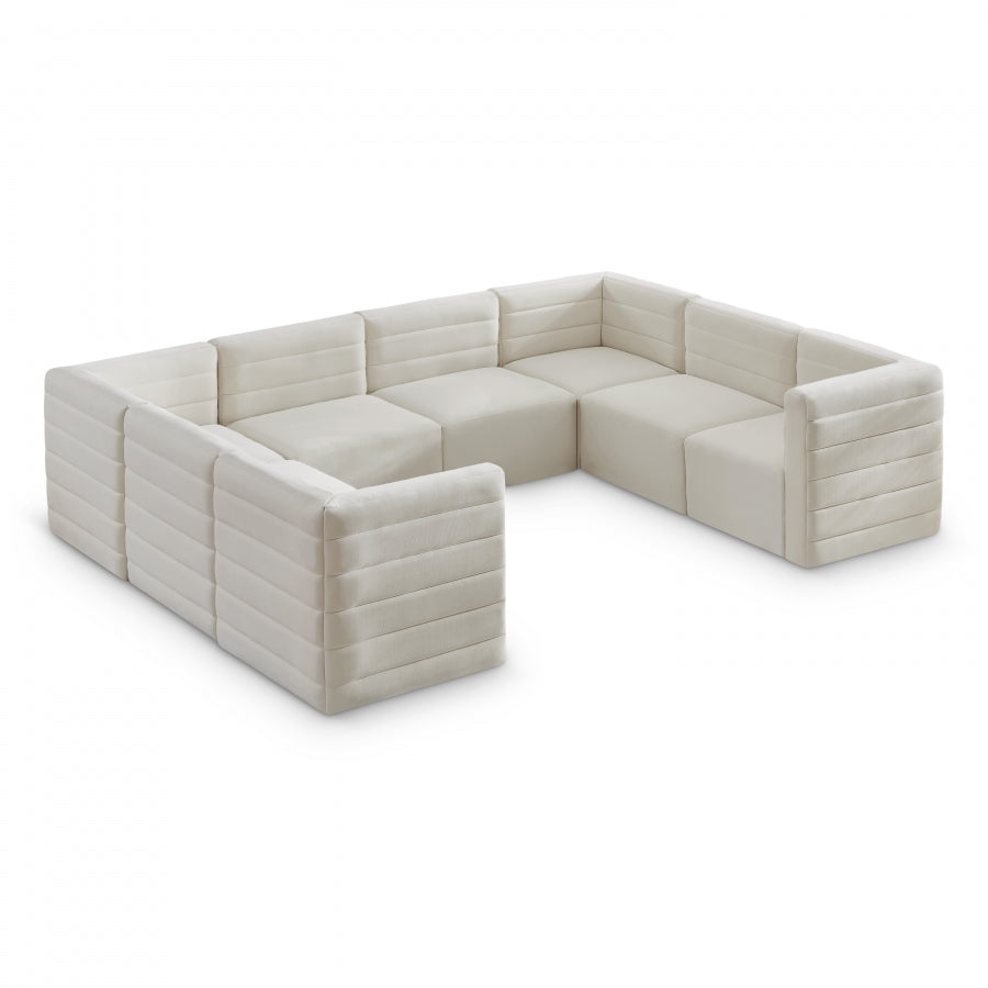 Quincy Velvet Modular Comfort Sectional