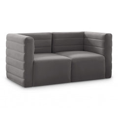 Quincy Velvet Modular Comfort Sofa