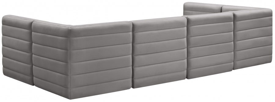 Quincy Velvet Modular Comfort Sectional