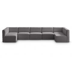 Quincy Velvet Modular Comfort Sectional