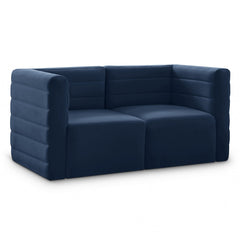 Quincy Velvet Modular Comfort Sofa