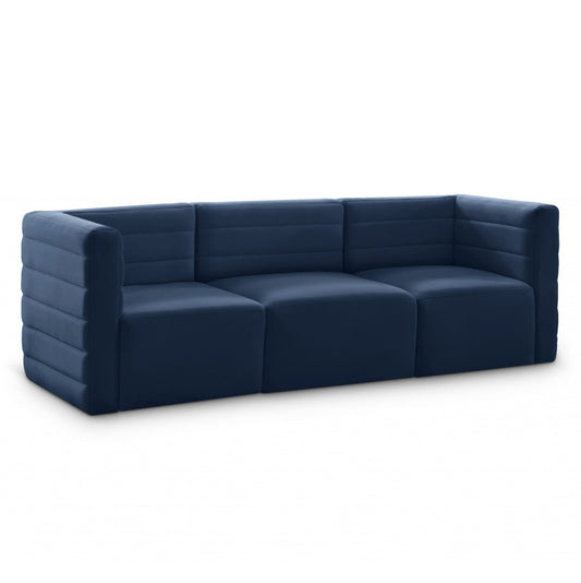 Quincy Velvet Modular Comfort Sofa