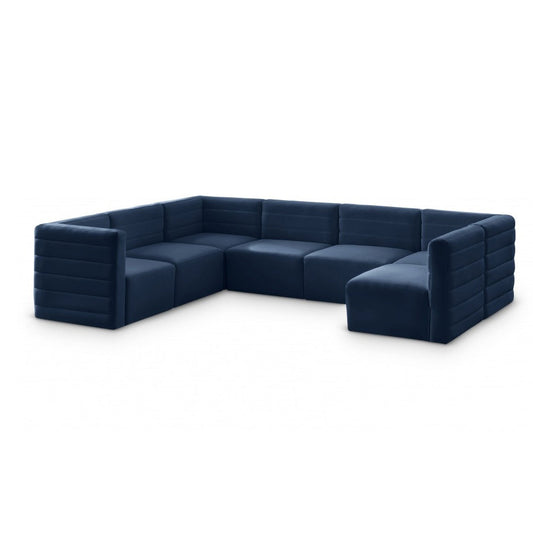 Quincy Velvet Modular Comfort Sectional