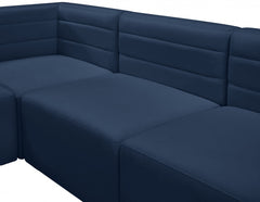 Quincy Velvet Modular Comfort Sectional