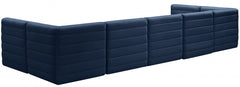 Quincy Velvet Modular Comfort Sectional