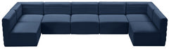 Quincy Velvet Modular Comfort Sectional\