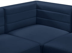 Quincy Velvet Modular Comfort Sectional