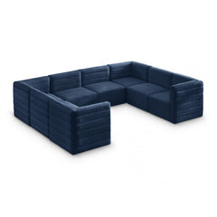 Quincy Velvet Modular Comfort Sectional