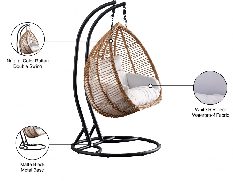 Tarzan Outdoor Patio Double Swing Chair