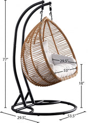 Tarzan Outdoor Patio Double Swing Chair