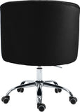 Arden Velvet Office Chair - Stylish Swivel Design with Gold Base and Luxurious Deep Button Tufting