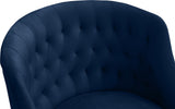 Arden Velvet Office Chair - Stylish Swivel Design with Gold Base and Luxurious Deep Button Tufting