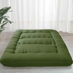 MAXYOYO Japanese Futon Mattress, Home Travel Futon Mattress, Green