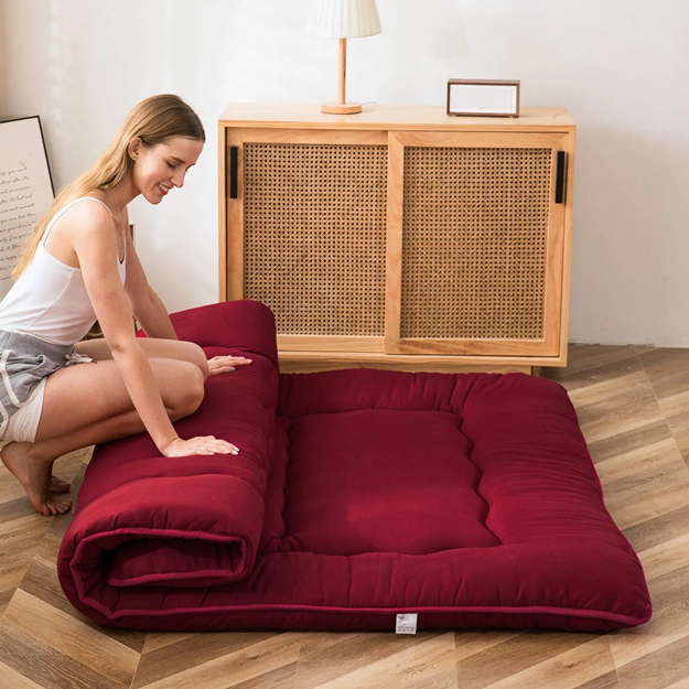 MAXYOYO Japanese Floor Futon Mattress, Portable futon mattress