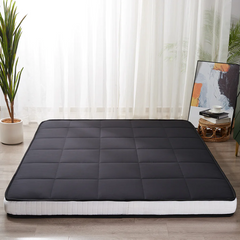 MAXYOYO Padded Japanese Floor Mattress, Black Foldable Roll Up Futon Mattress