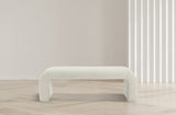 Niagara Contemporary Boucle Fabric Bench – Elegant Seating for Modern Spaces and Stylish Decor