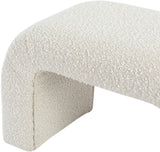 Niagara Contemporary Boucle Fabric Bench – Elegant Seating for Modern Spaces and Stylish Decor